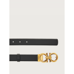 Salvatore Ferragamo - Adjustable Gancini Belt Black